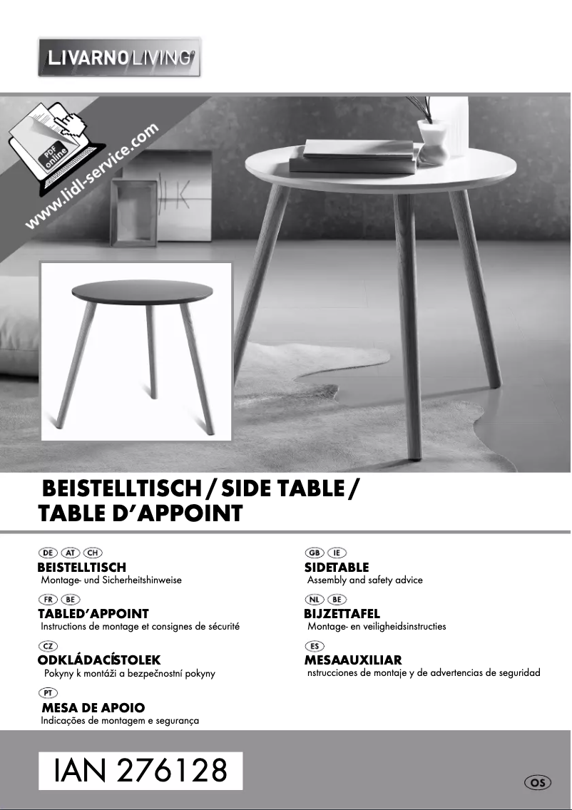 Page n°1 - Manuel utilisateur Livarno Lux IAN 276128