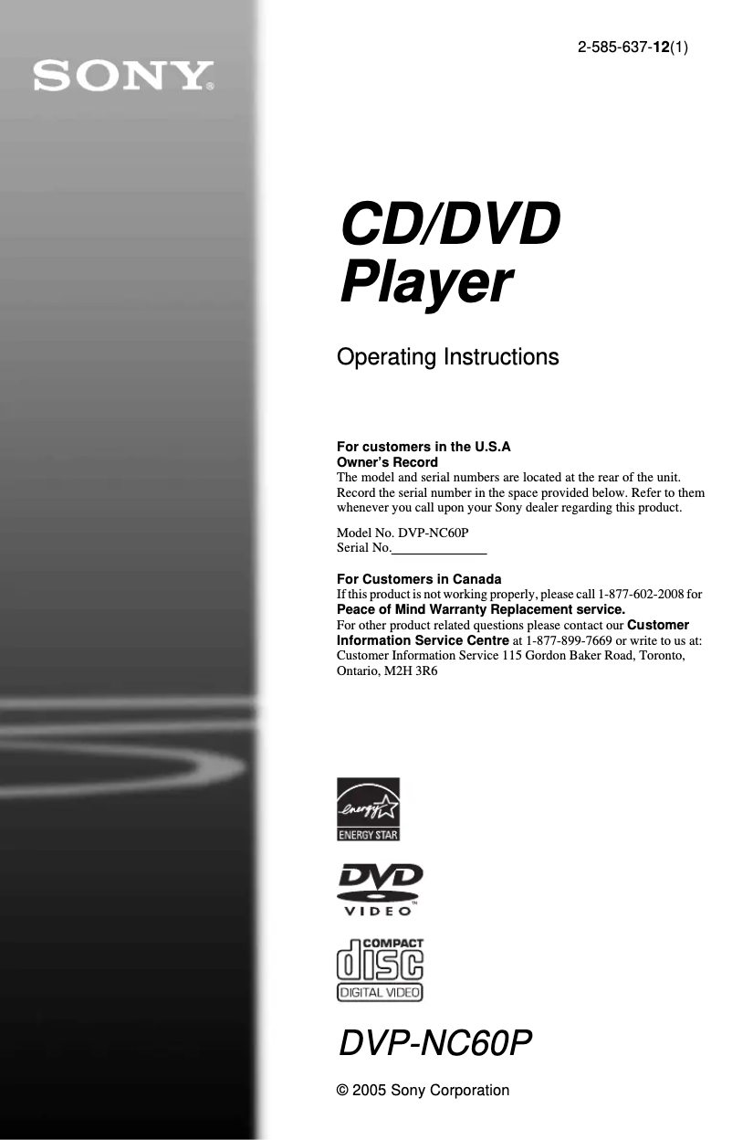 Image de la première page du manuel de l'appareil HT-6900DP