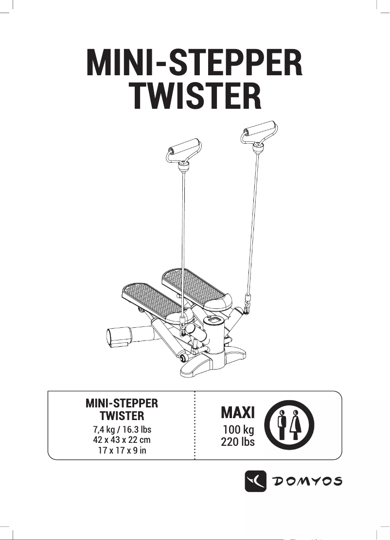 Page n°1 - Manuel utilisateur Domyos ST Twister