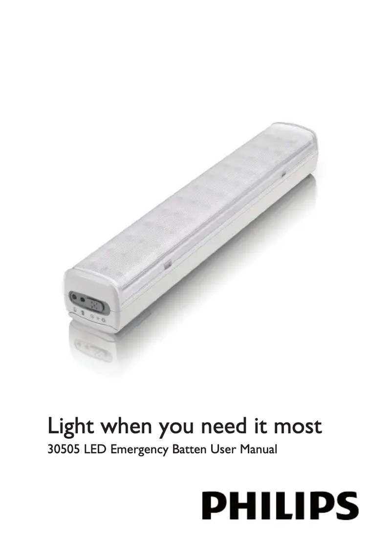 Page n°1 - Manuel utilisateur Philips 305053186