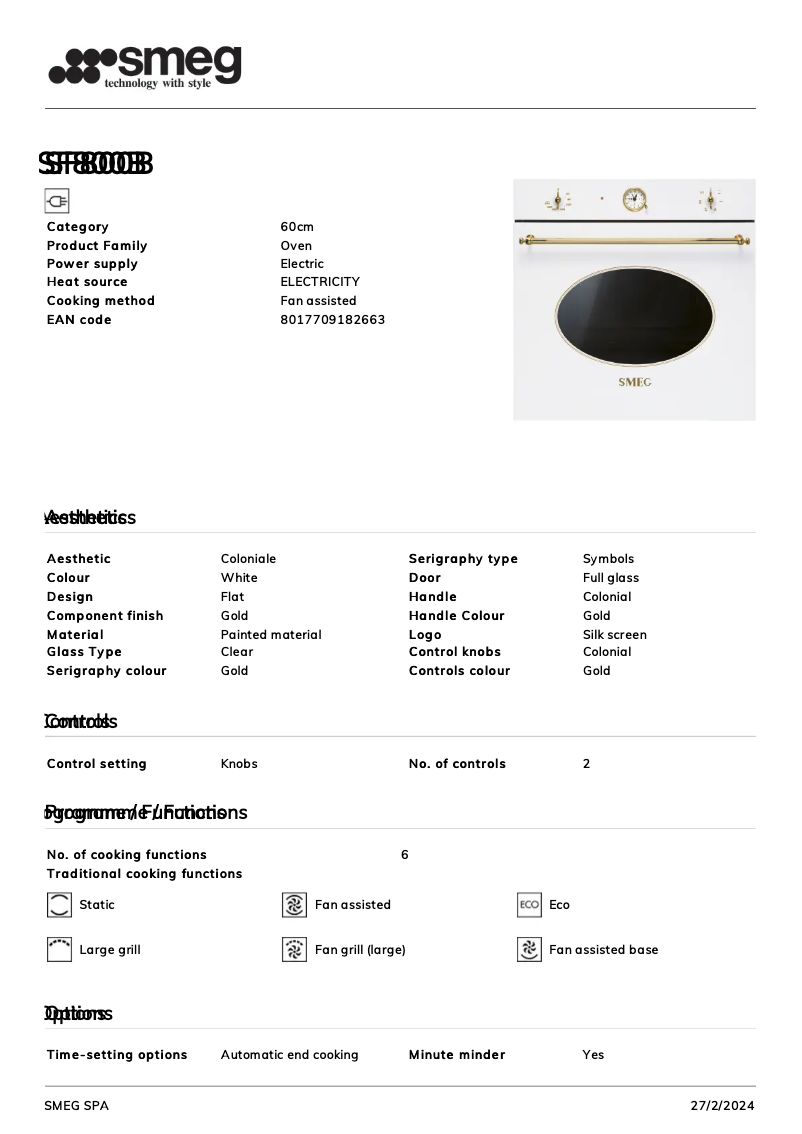 Image de la première page du manuel de l'appareil SF800B