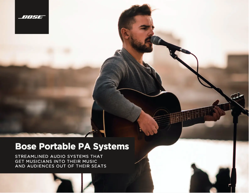 Page 1 de la notice Brochure Bose L1 Pro16