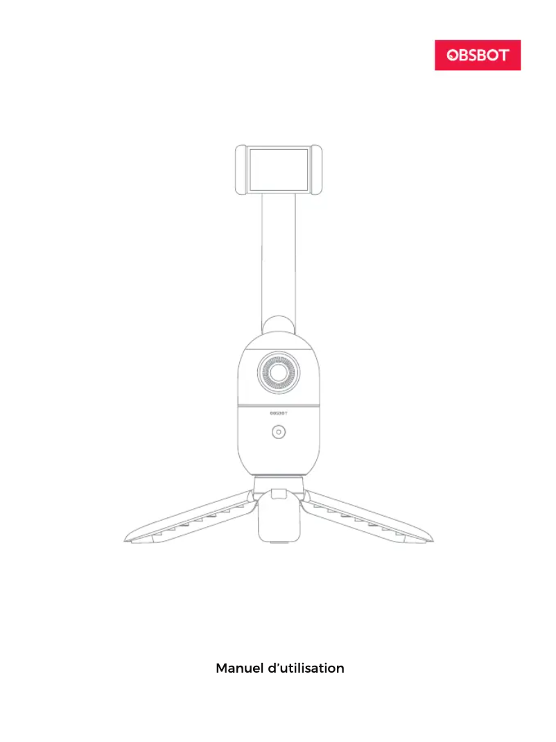 Page 1 de la notice Manuel utilisateur OBSBOT Me