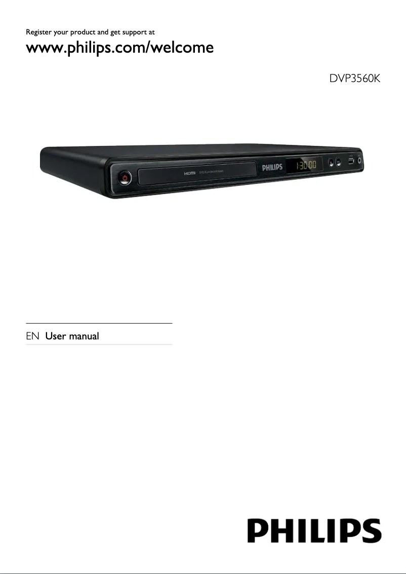 Page 1 de la notice Manuel utilisateur Philips HTP3520K