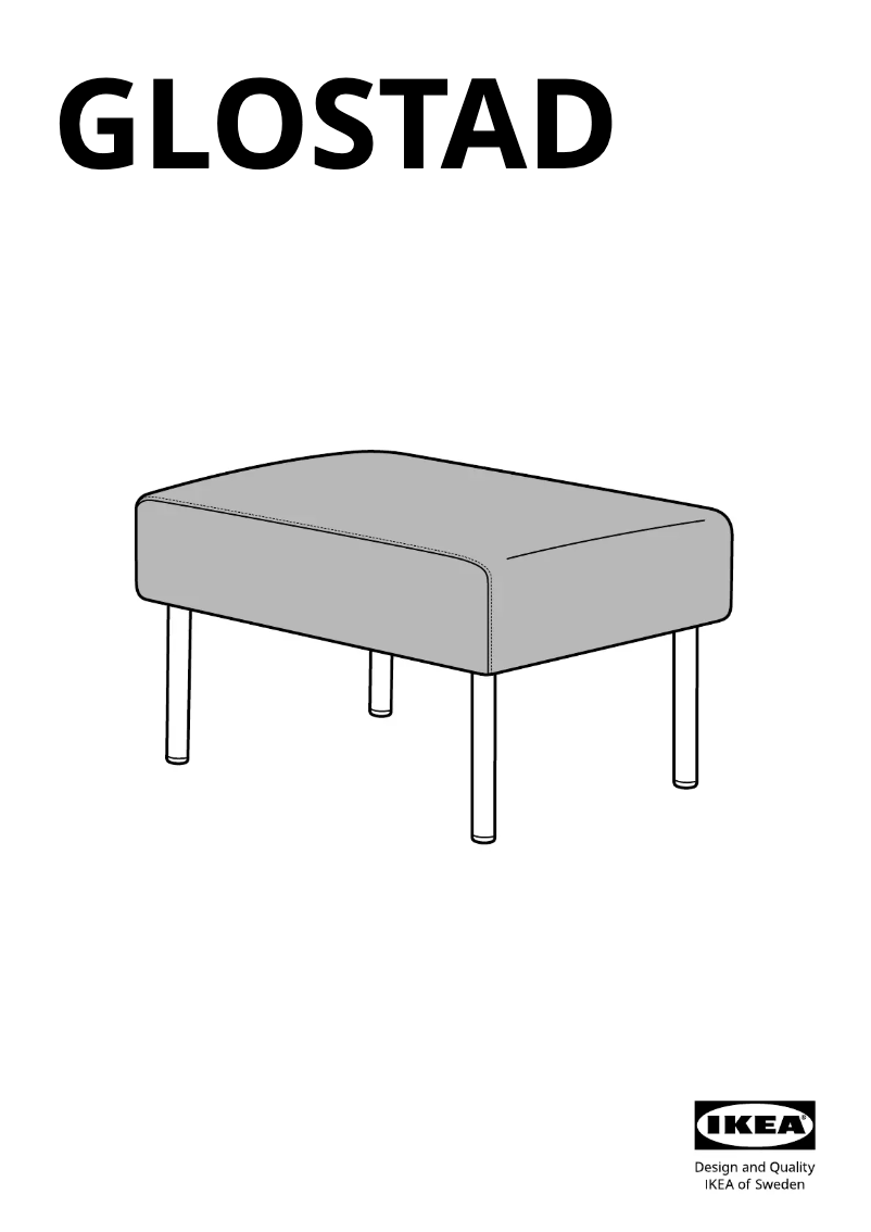 Image de la première page du manuel de l'appareil GLOSTAD 205.732.86