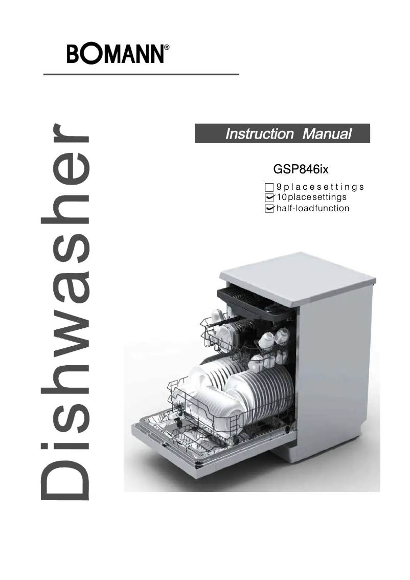 Page 1 de la notice Manuel utilisateur Bomann GSP 846 IX