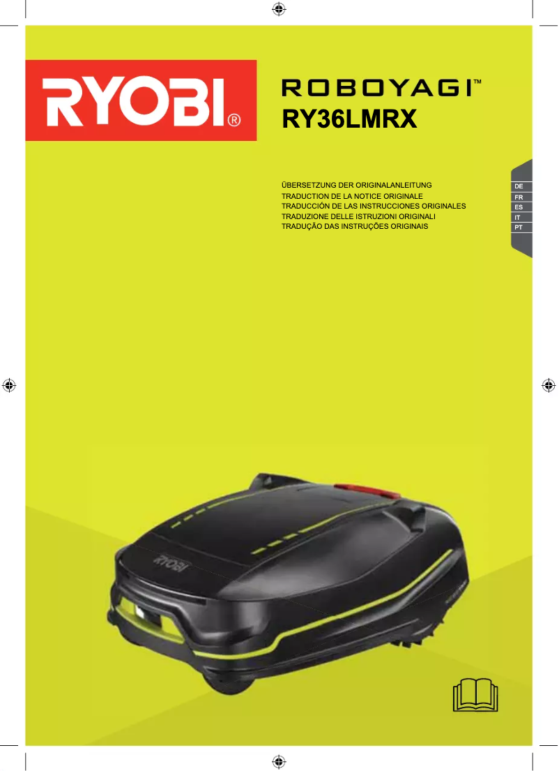 Page n°1 - Manuel utilisateur RYOBI ROBOYAGI RY36LMRX
