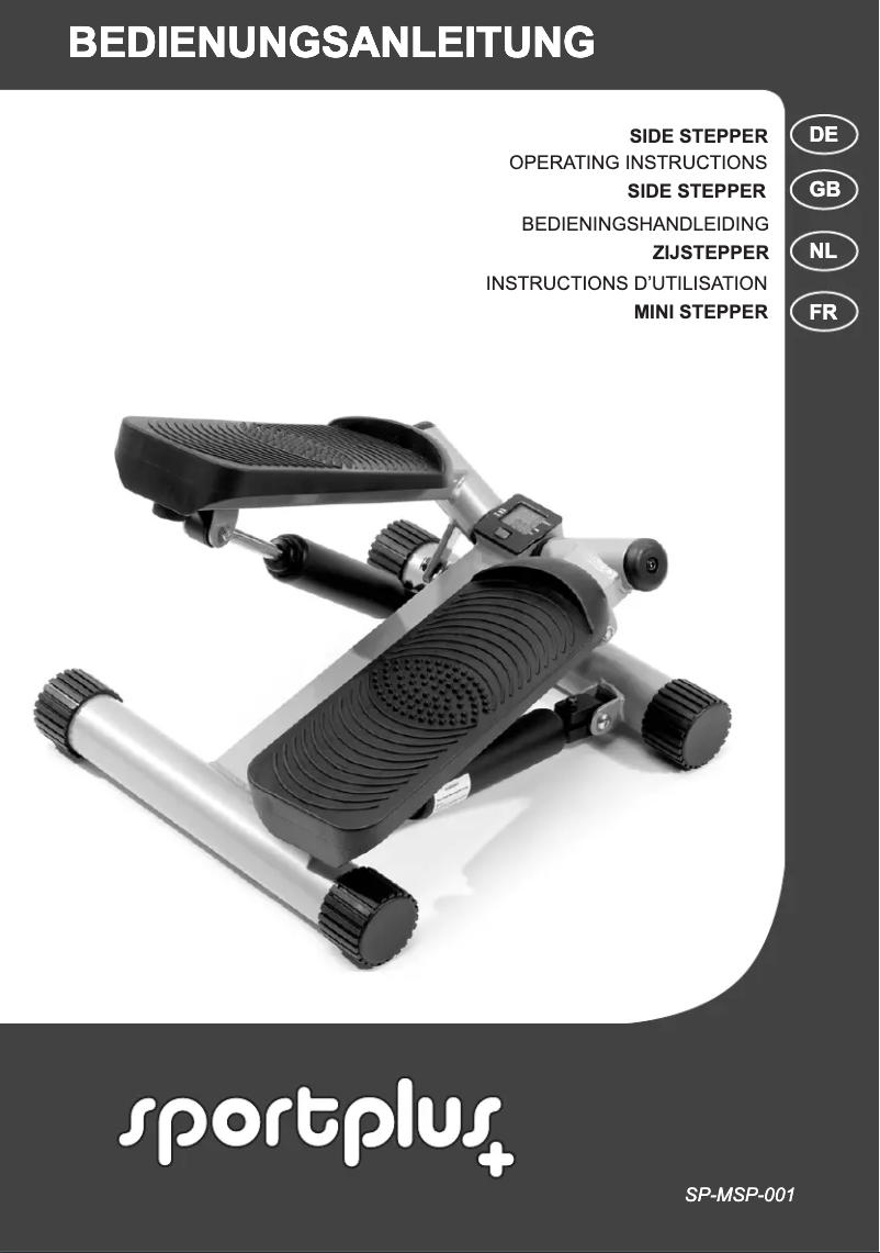 Page 1 de la notice Manuel utilisateur SportPlus SP-MSP-001
