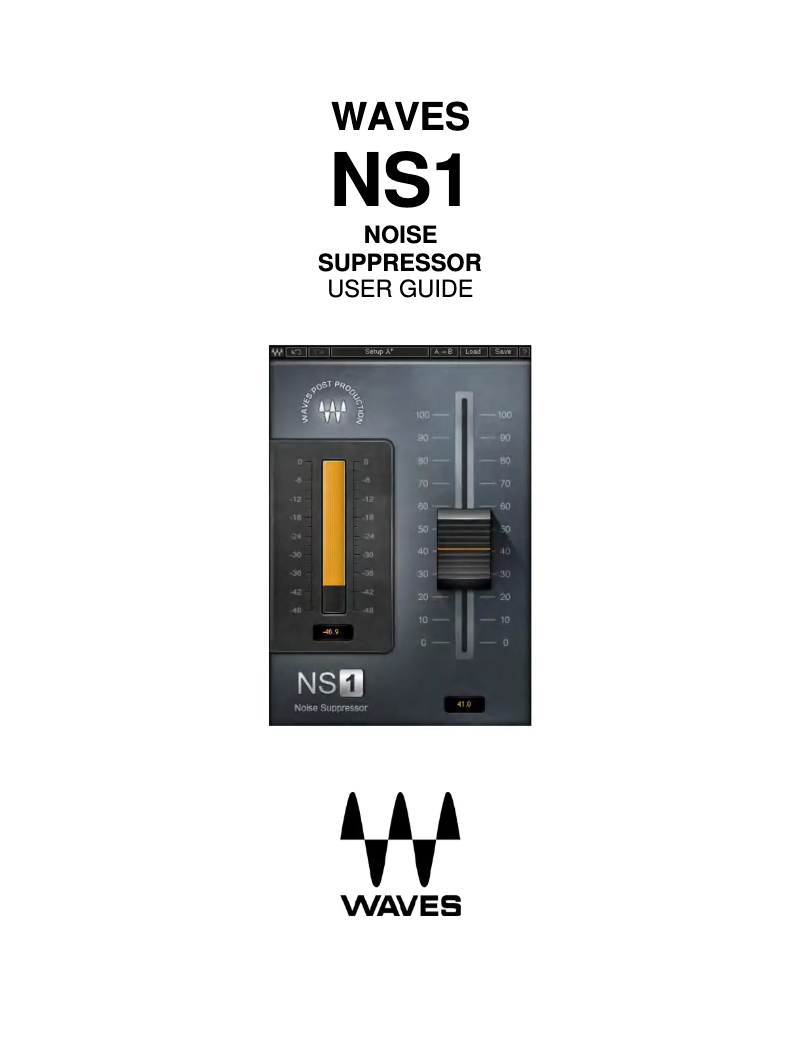 Page n°1 - Manuel utilisateur Waves NS1