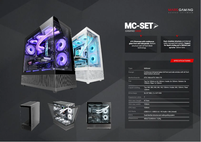 Image de la première page du manuel de l'appareil MC-SET