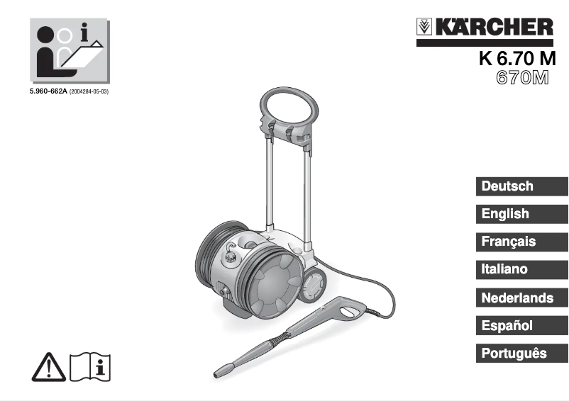 Page n°1 - Manuel utilisateur Kärcher K 6.70 M