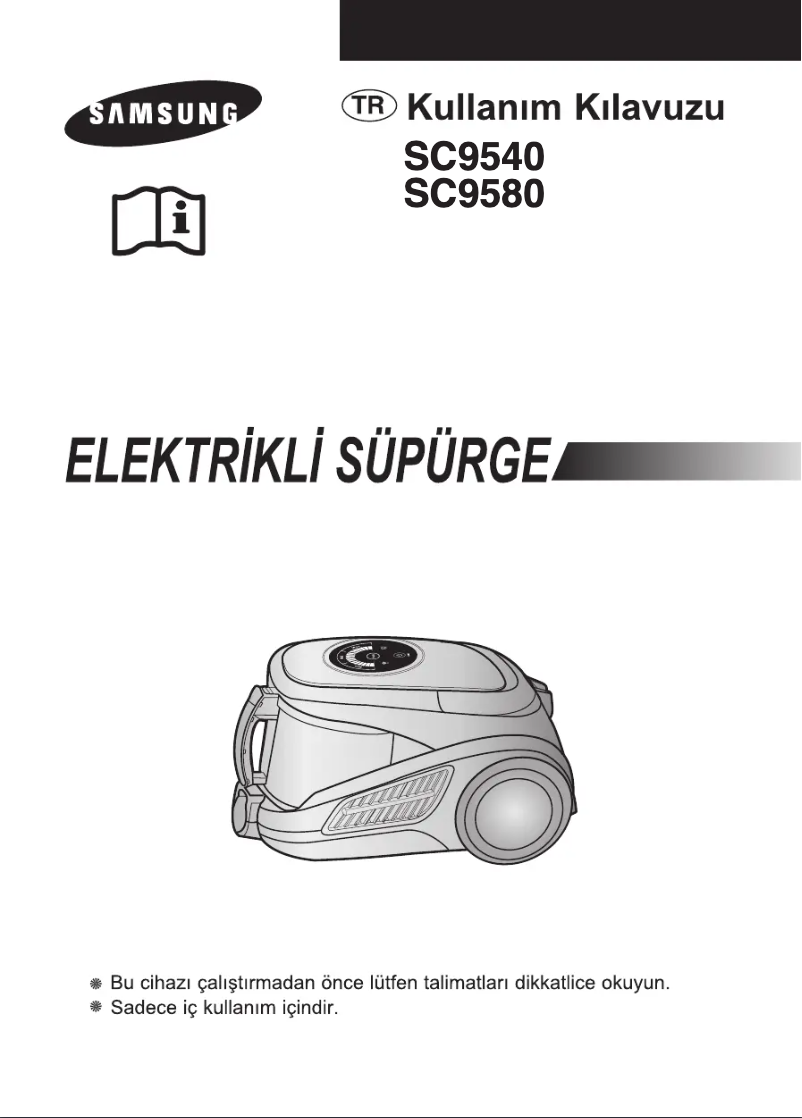 Image de la première page du manuel de l'appareil SC9580