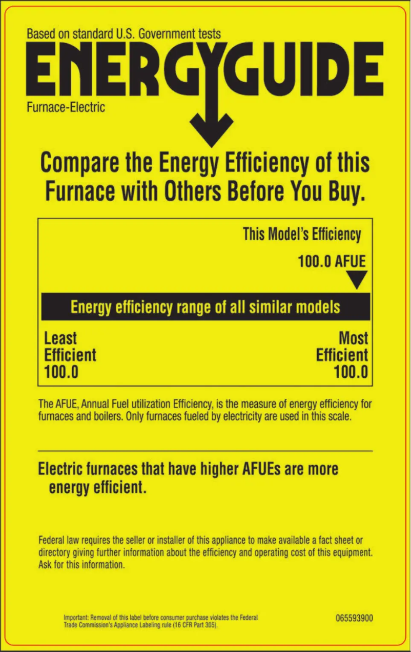 Page 1 de la notice Label énergétique King ECO2S KFS2415-1-2S1-ECM