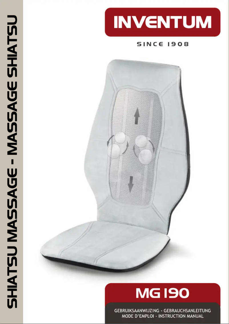 Image de la première page du manuel de l'appareil MG190