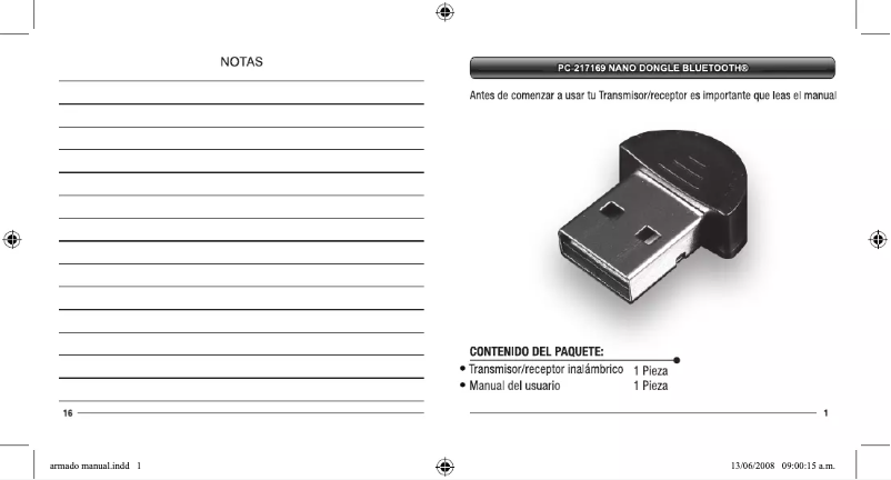 Page n°1 - Manuel utilisateur Perfect Choice PC-217169