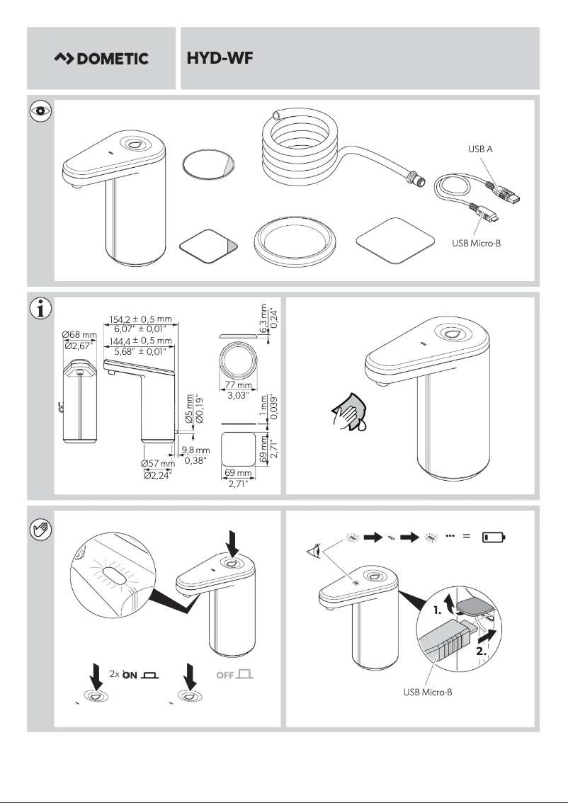 Image de la première page du manuel de l'appareil GO Hydration