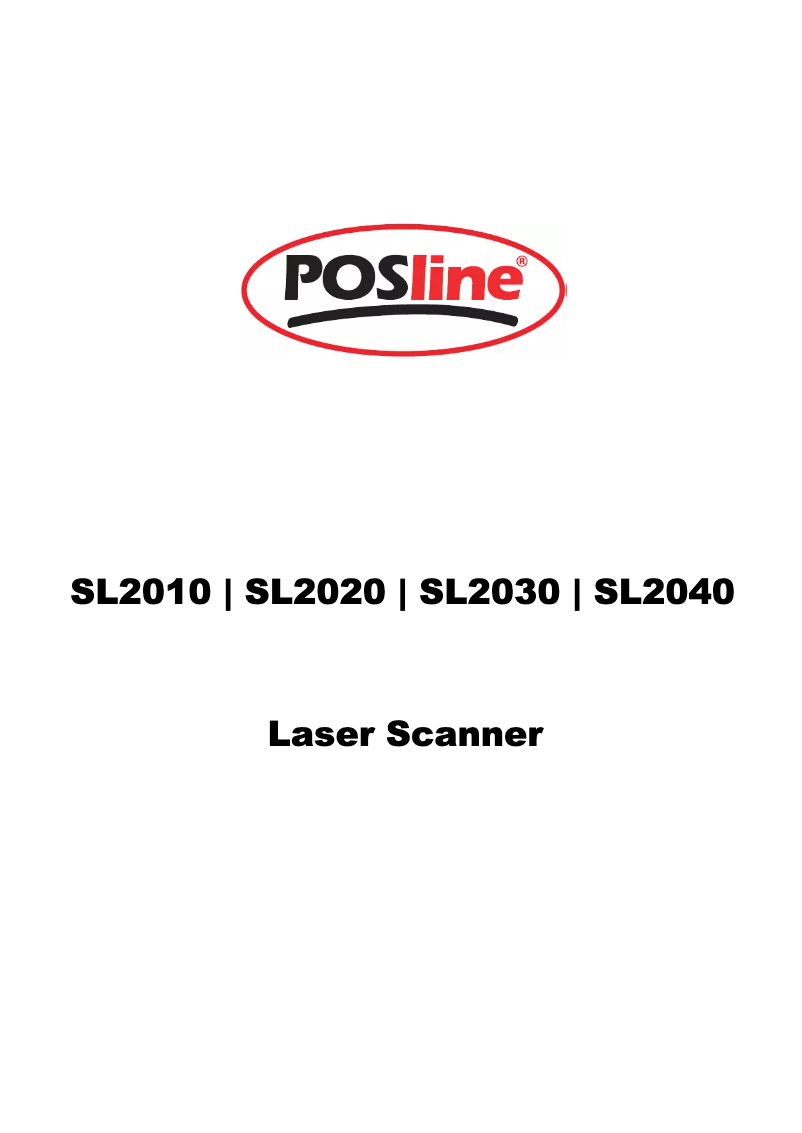 Page n°1 - Manuel utilisateur POSline SL2040