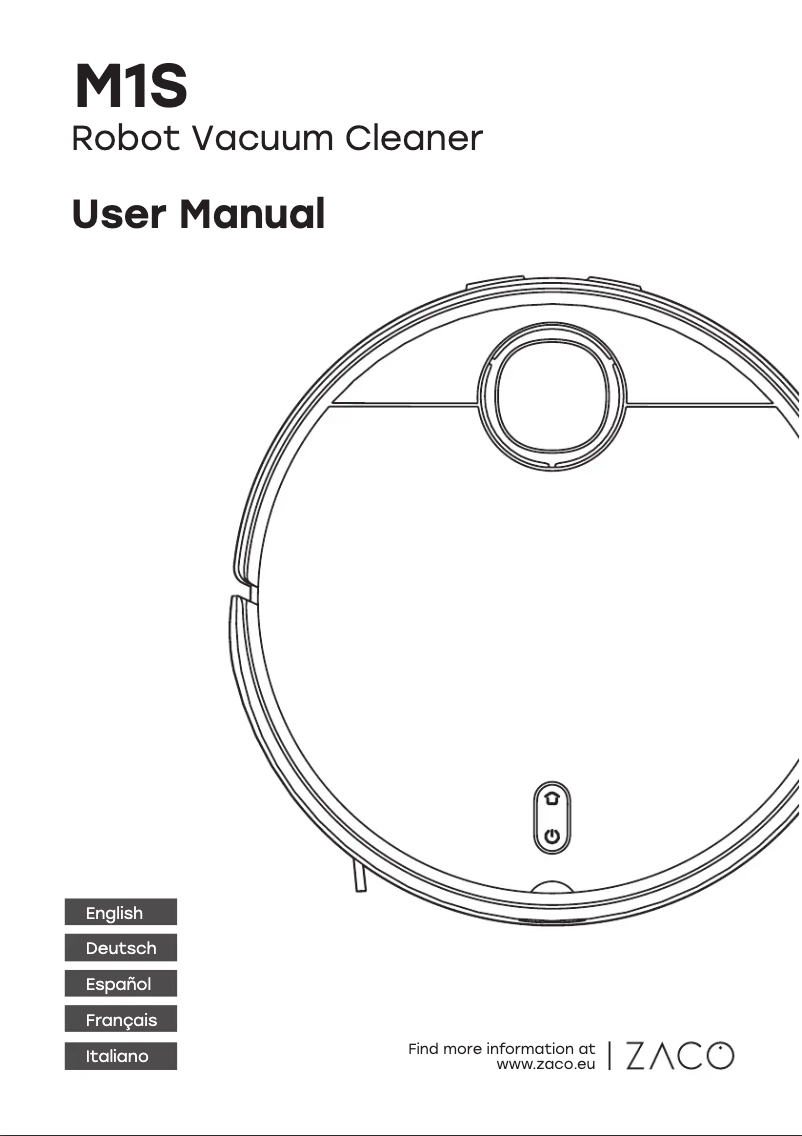 Image de la première page du manuel de l'appareil M1S
