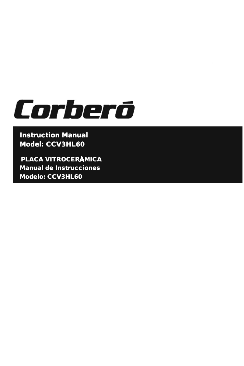 Image de la première page du manuel de l'appareil CCV 3HL 60