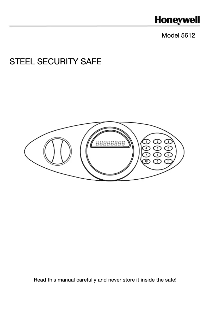 Page 1 de la notice Manuel utilisateur Honeywell 5612