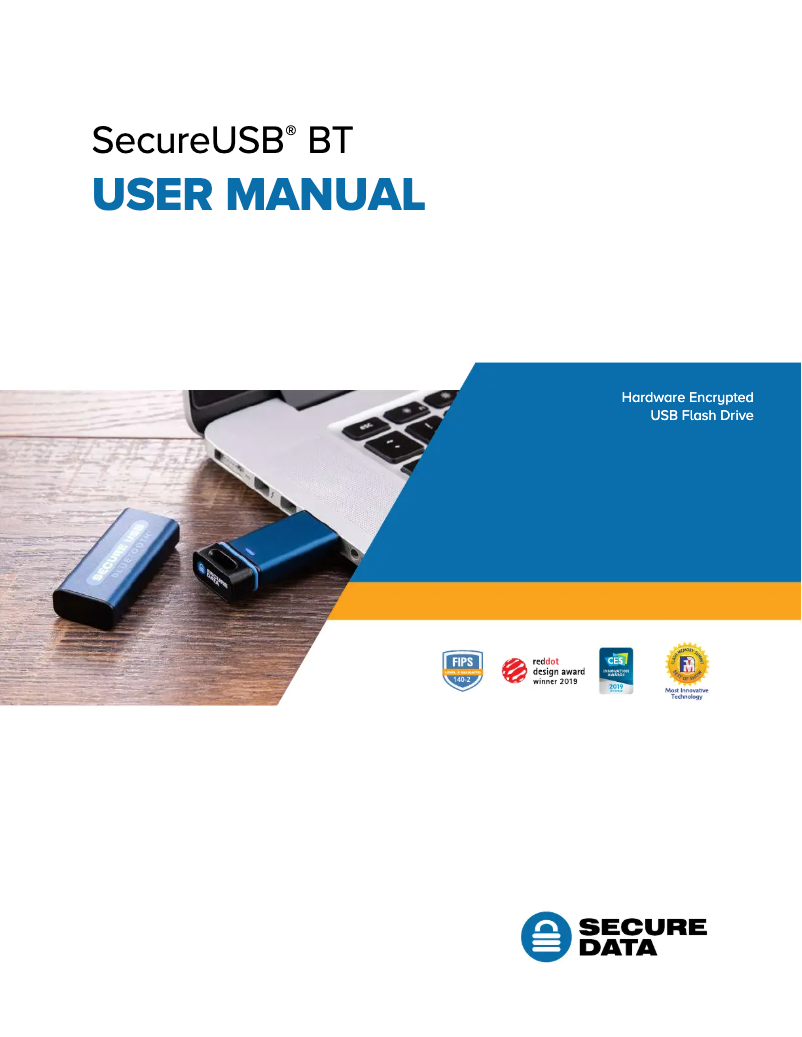 Image de la première page du manuel de l'appareil SecureUSB BT