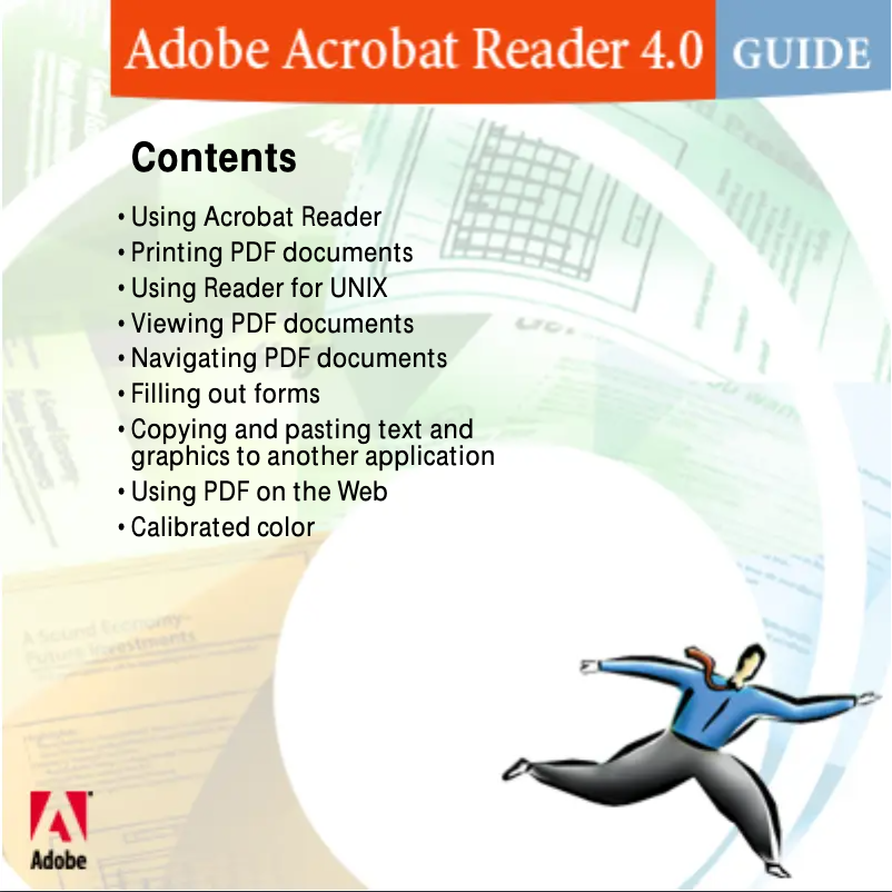 Page 1 de la notice Manuel utilisateur Adobe Acrobat Reader 4.0