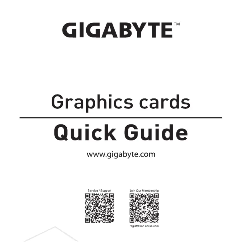 Page n°1 - Manuel utilisateur Gigabyte GeForce RTX 4080 16GB Gaming
