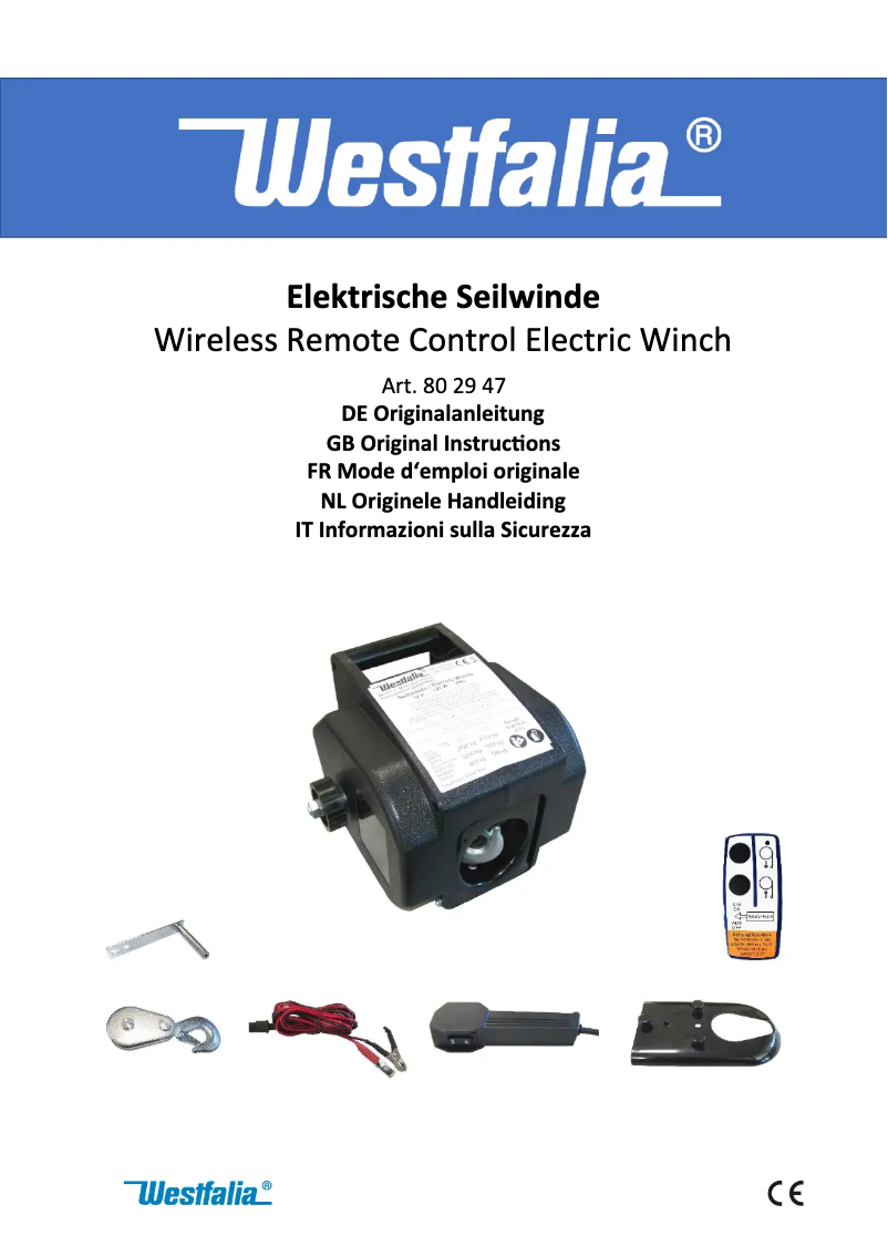 Image de la première page du manuel de l'appareil 802947