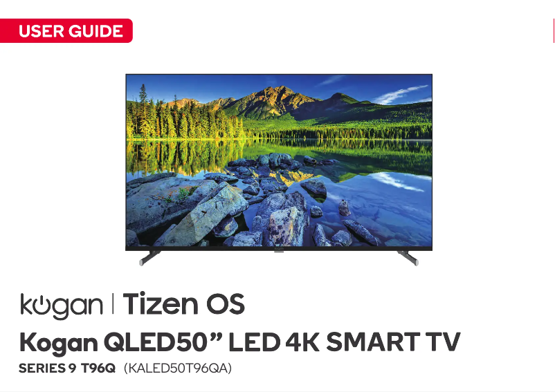 Page 1 de la notice Manuel utilisateur Kogan KALED50T96QA