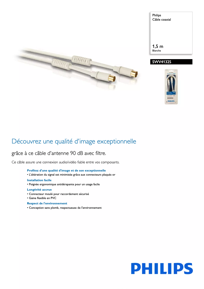 First page image of the manual for SWV4132S