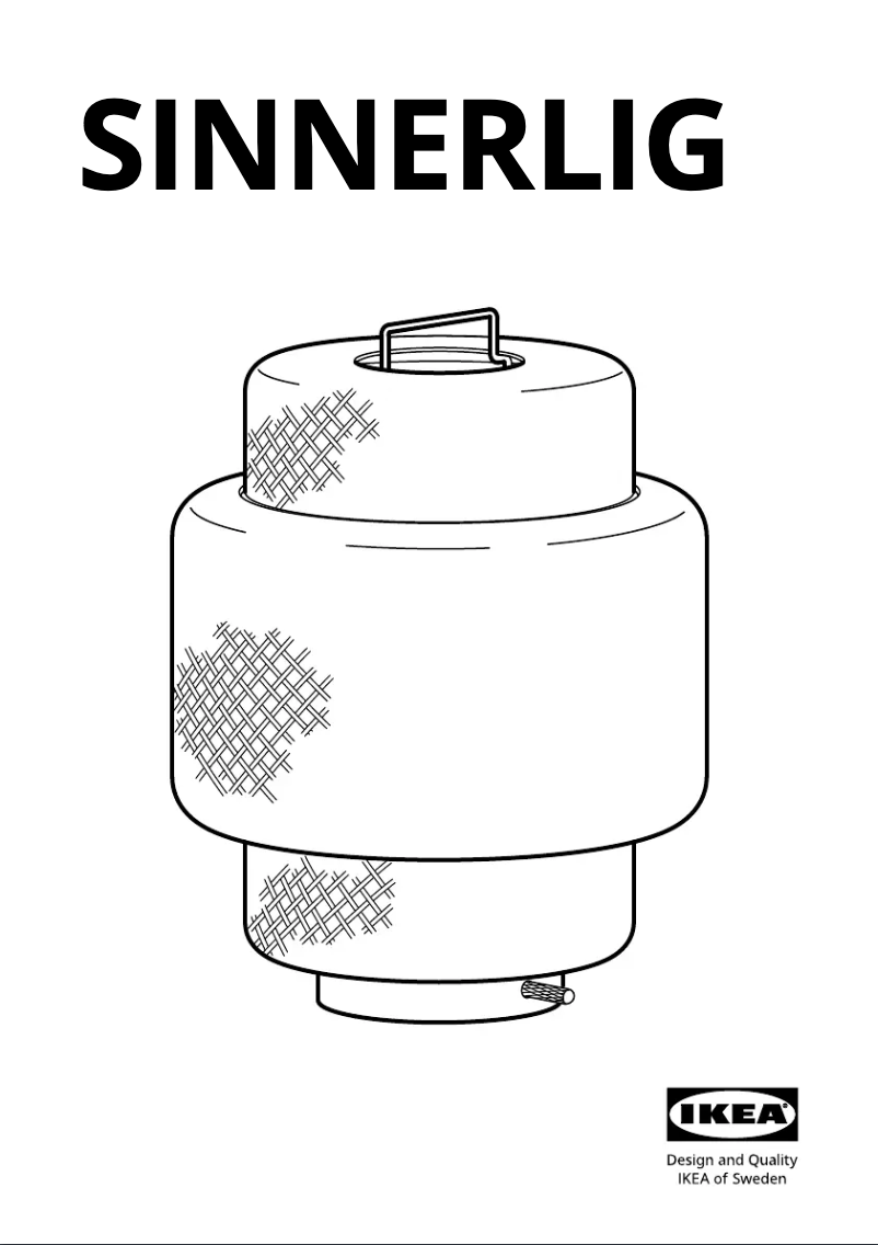 Página 1 del manual Manual de usuario Ikea SINNERLIG 705.012.06