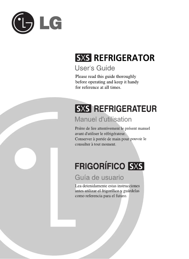 Page 1 of the manual User Manual LG GS97T65CEF