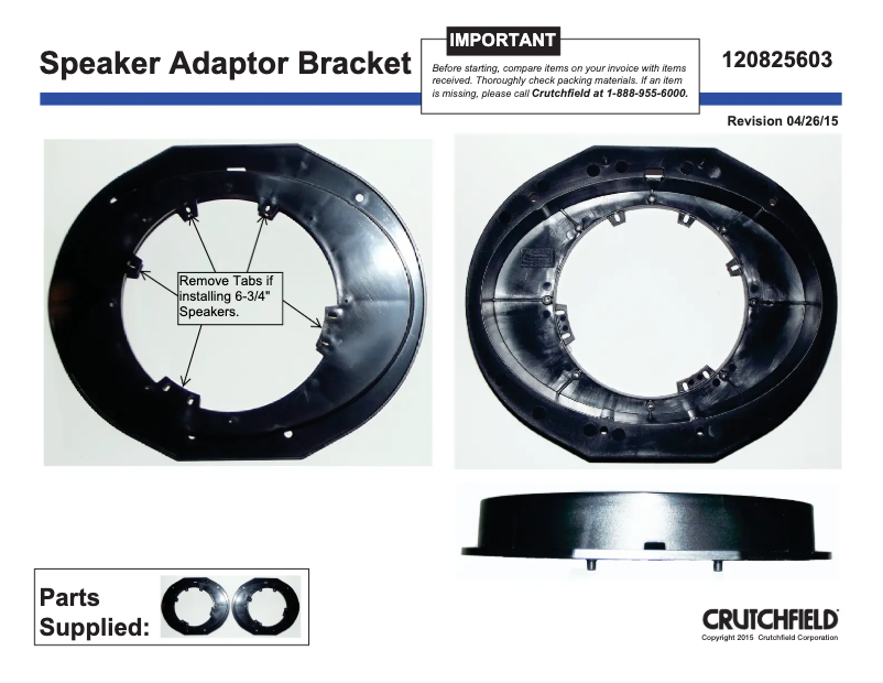 Image de la première page du manuel de l'appareil 82-5603