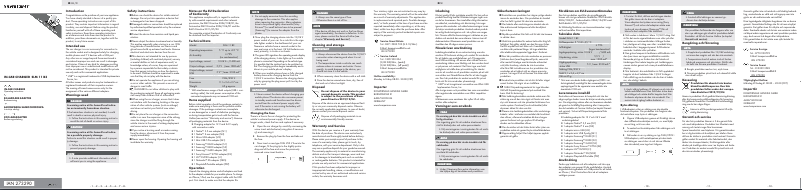 Image de la première page du manuel de l'appareil SLM 11 B3