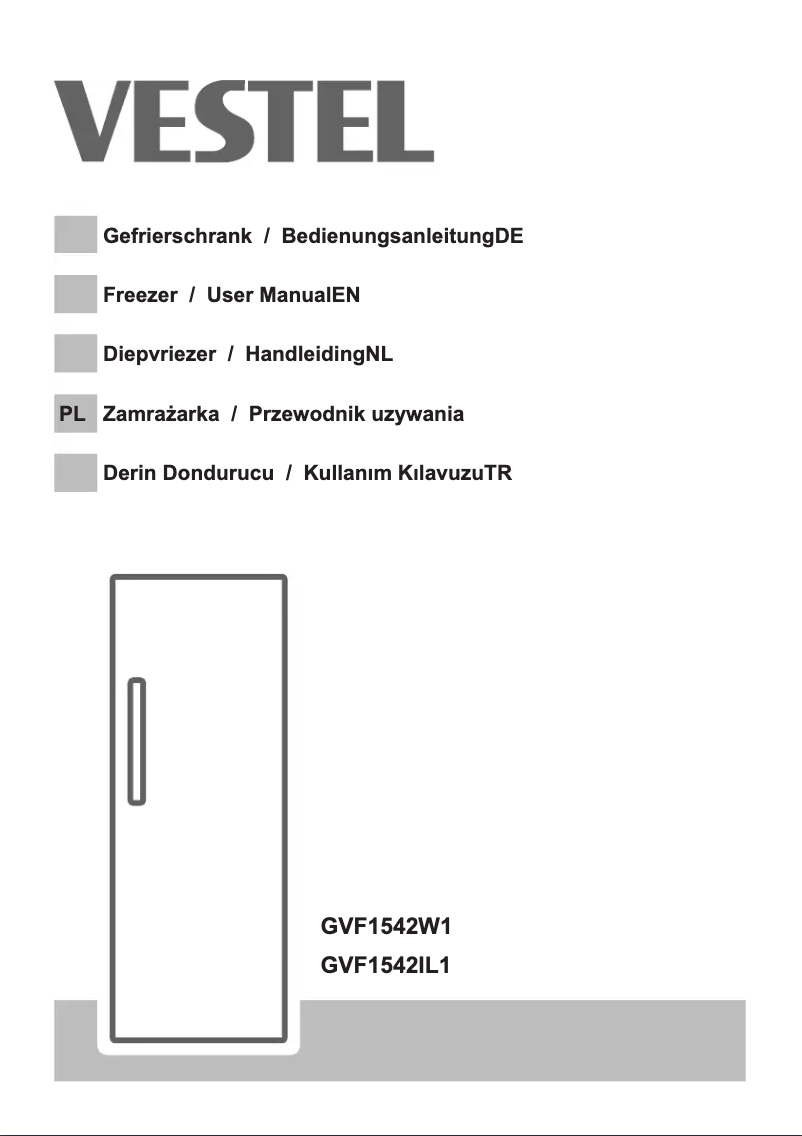 Image de la première page du manuel de l'appareil GVF1542W1