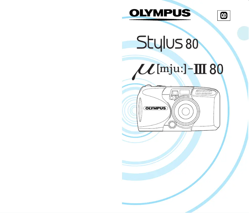 Image de la première page du manuel de l'appareil Stylus 80