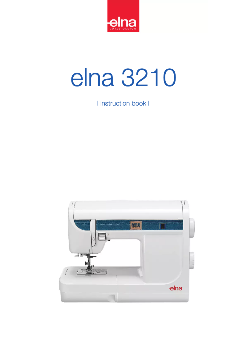 Page n°1 - Manuel utilisateur Elna 3230