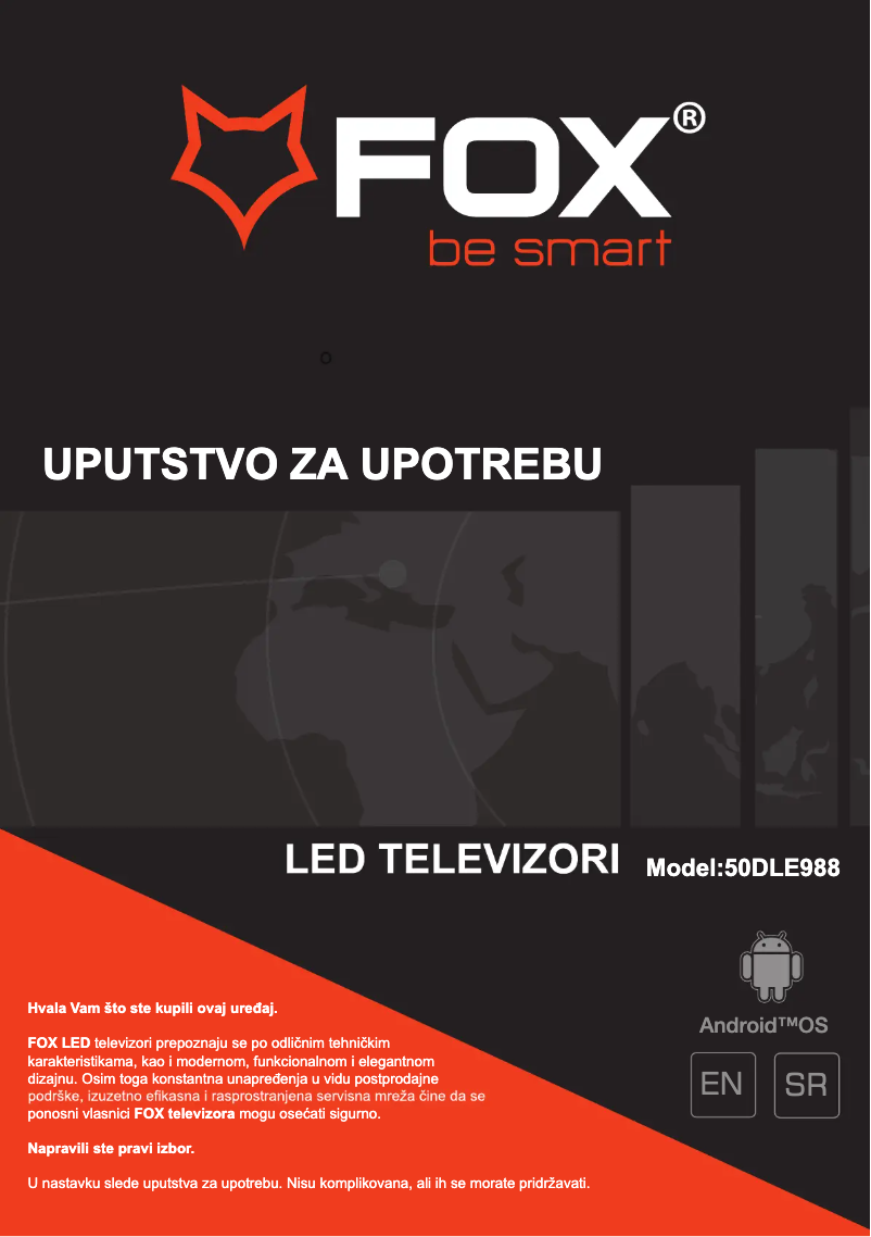 Página 1 del manual Manual de usuario FOX electronics 50DLE988