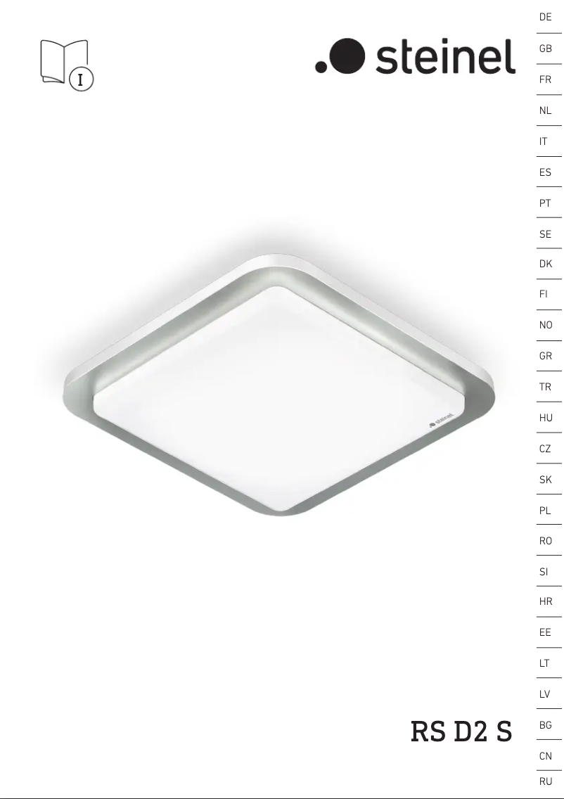 Page 1 de la notice Manuel utilisateur Steinel RS D2 S