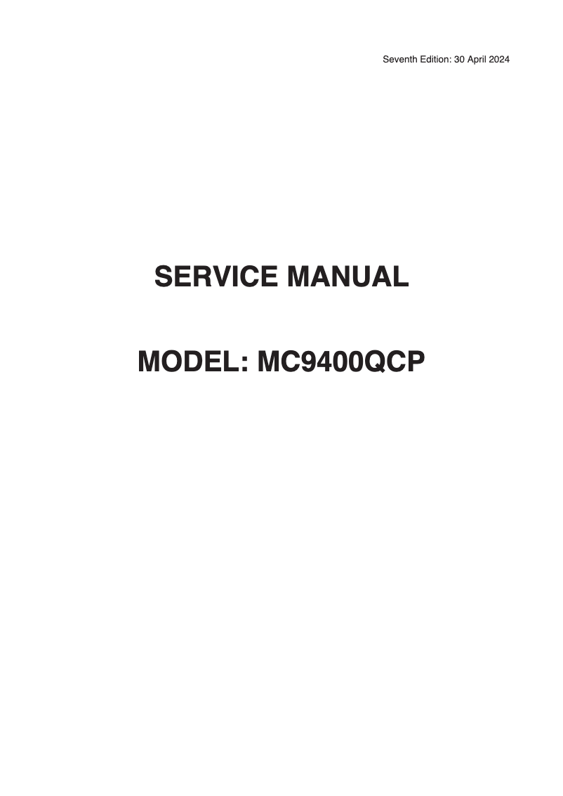 Image de la première page du manuel de l'appareil Horizon Memory Craft 9400QCP