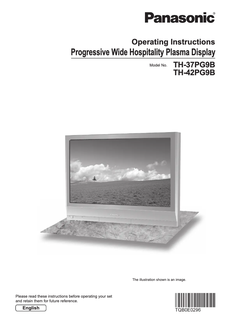 Página 1 del manual Manual de usuario Panasonic TH-42PG9B