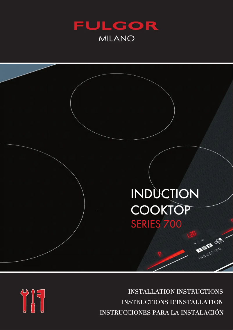 Page n°1 - Guide d'installation Fulgor Milano F7IT36S1