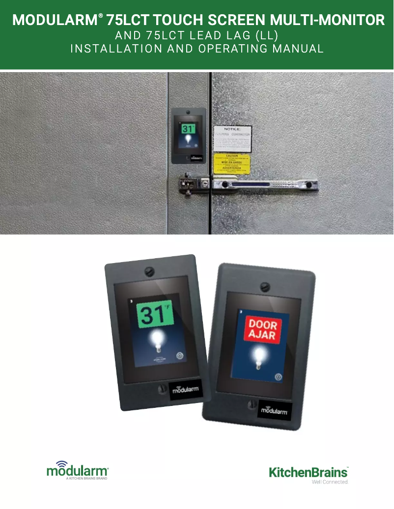 Image de la première page du manuel de l'appareil Modularm 75LCT