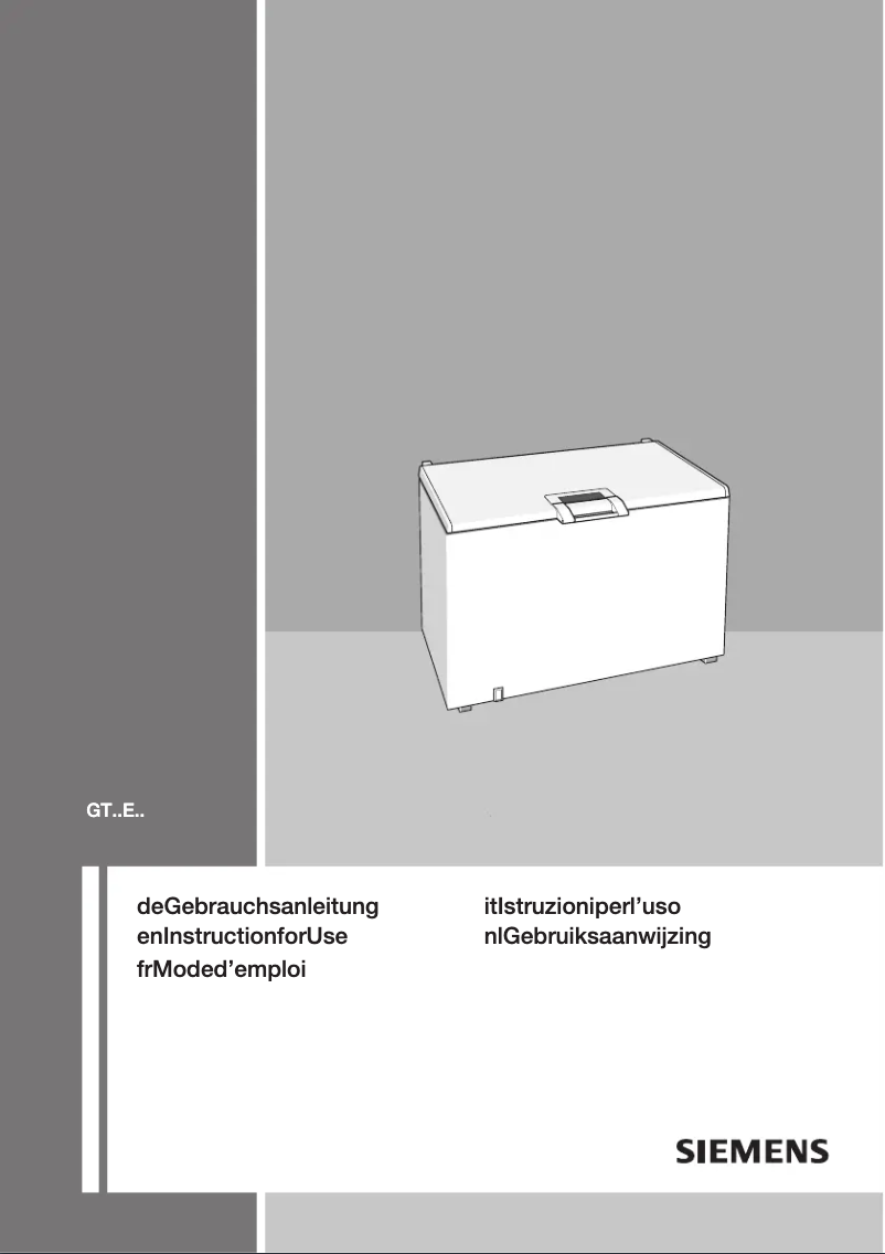 Image de la première page du manuel de l'appareil GT 38EA00