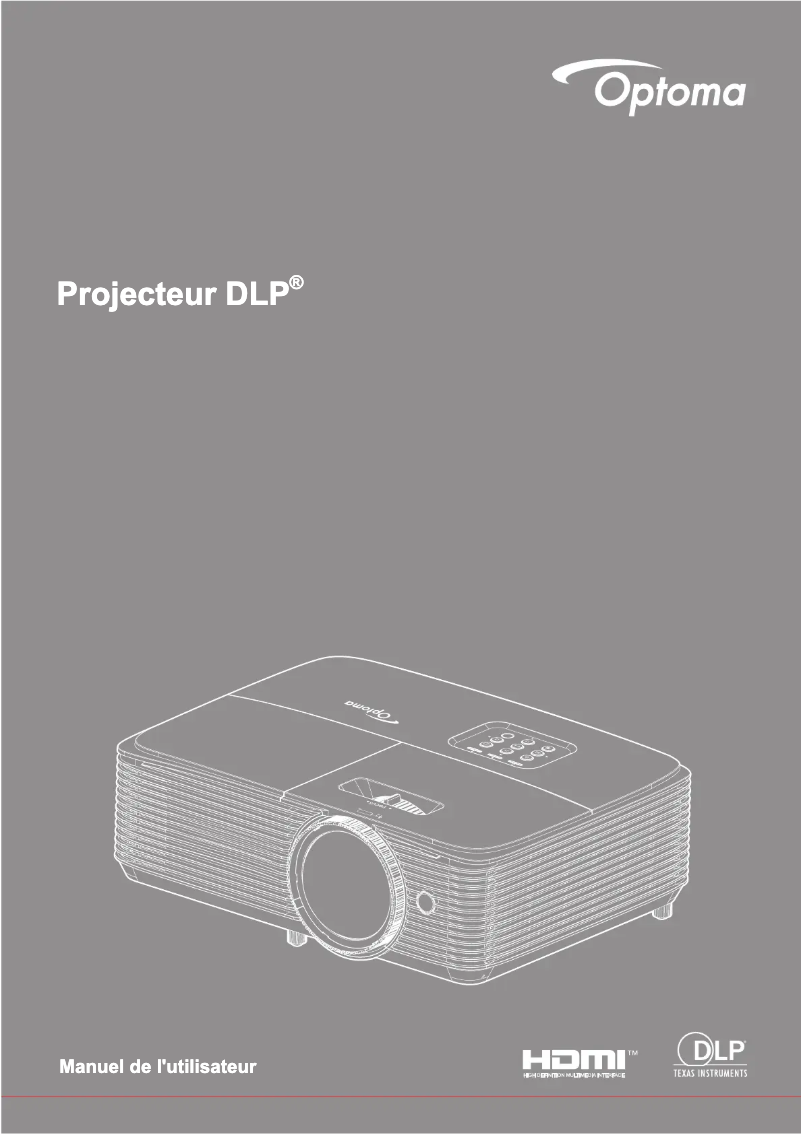 Page n°1 - Manuel utilisateur Optoma HD29HSTx