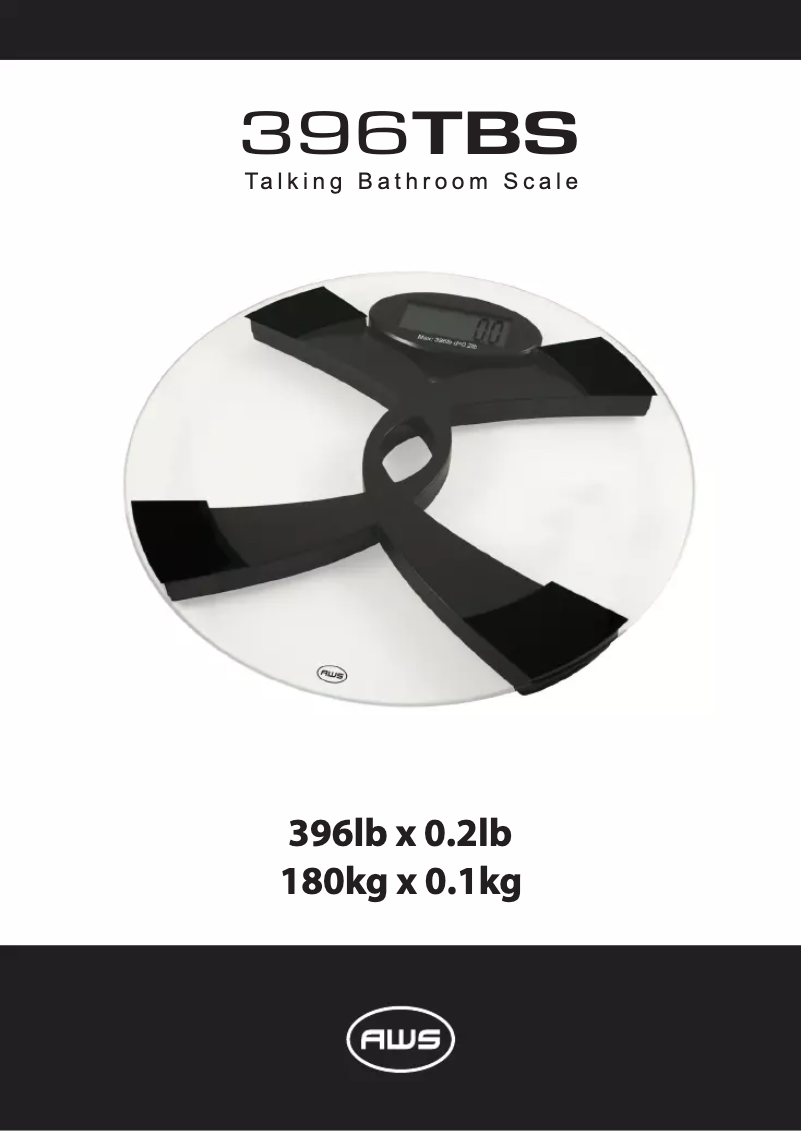 Page 1 de la notice Manuel utilisateur AWS 396TBS