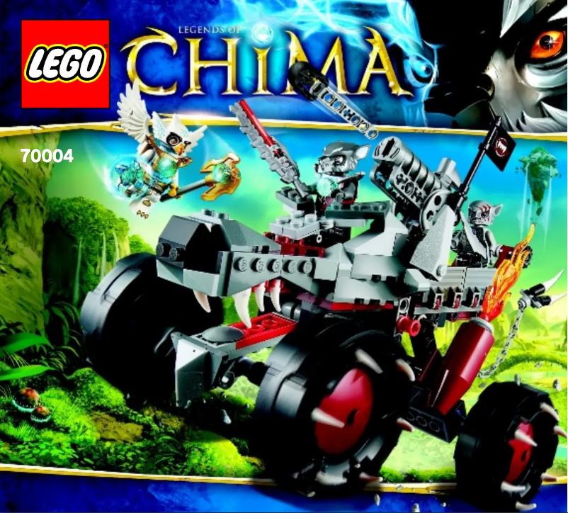 Page 1 de la notice Manuel utilisateur Lego Chima 70004