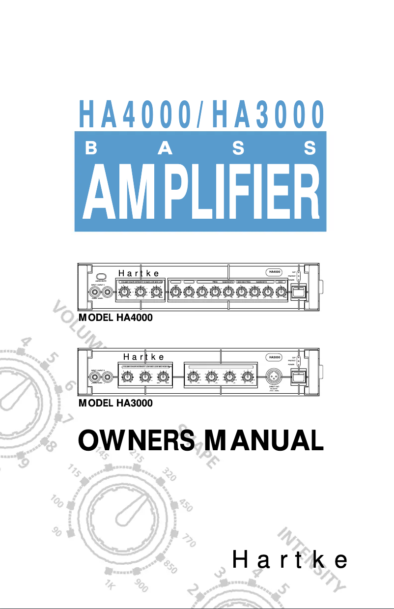 Image de la première page du manuel de l'appareil HA4000