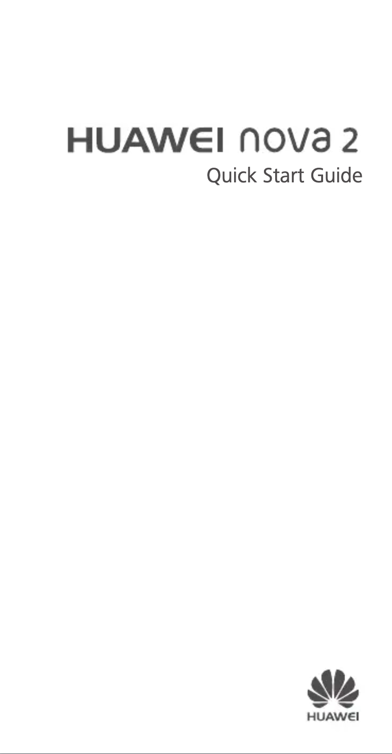 Page 1 de la notice Guide de démarrage rapide Huawei Nova 2