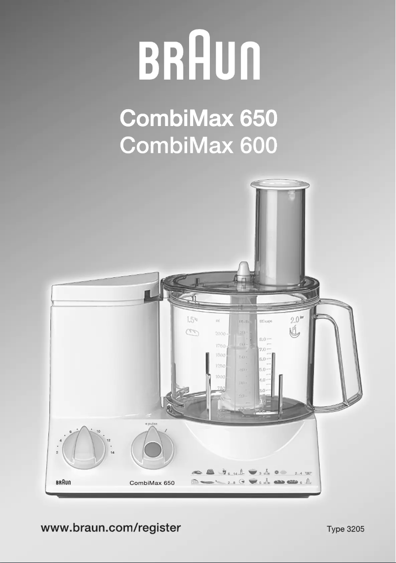 Image de la première page du manuel de l'appareil CombiMax K 600